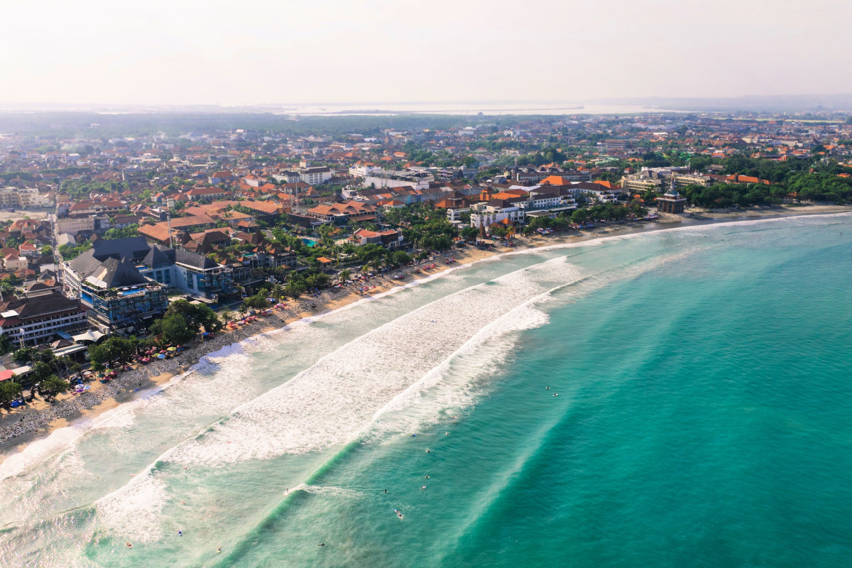 View Of Kuta Beach Bali