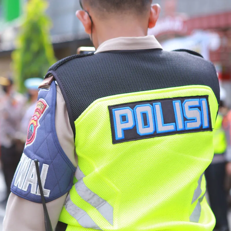 Police in Uniform in Bali