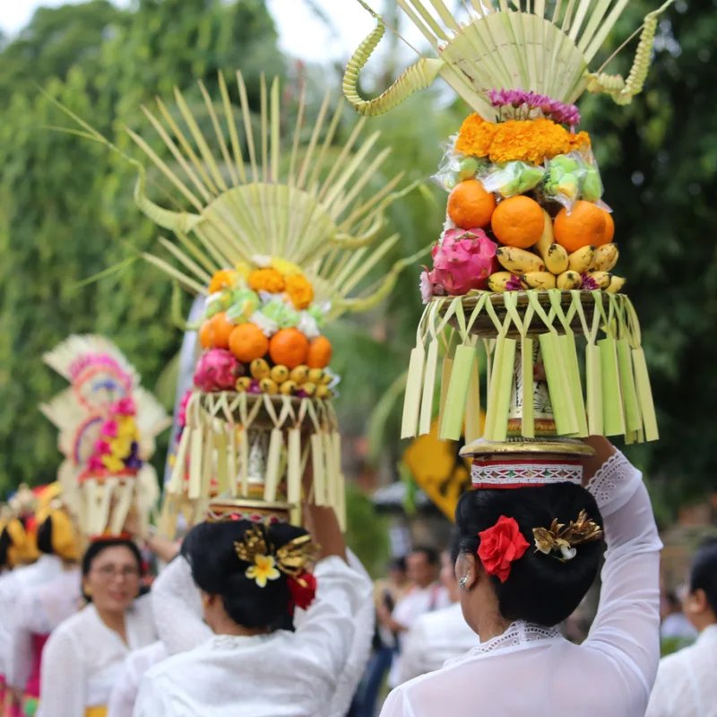 Gebogan Parade in Bali
