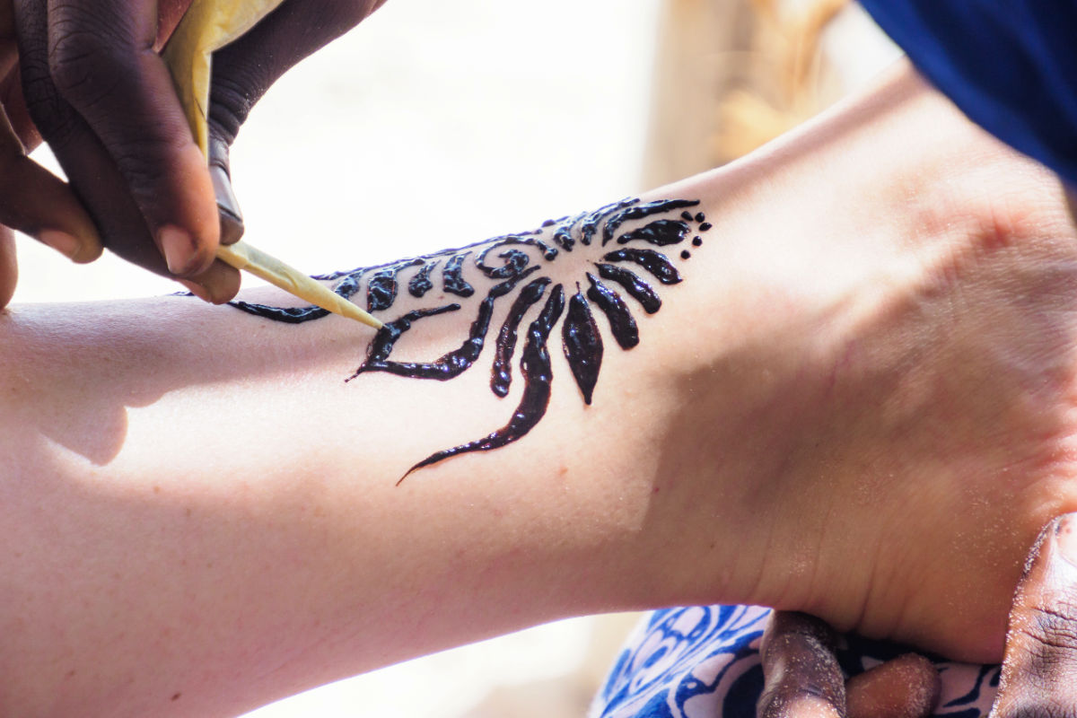 Henna Tattoo On Tourist in Bali.jpg