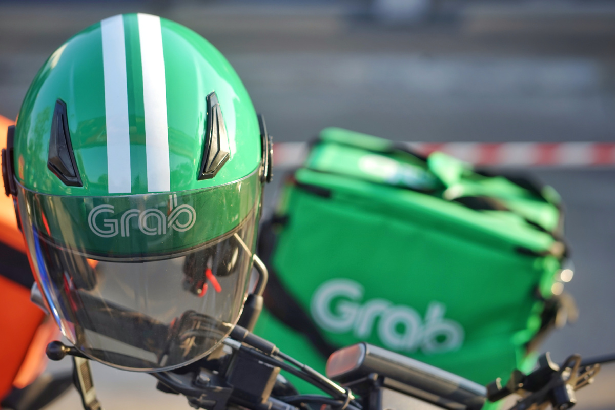 Grab Moped Taxi in Bali