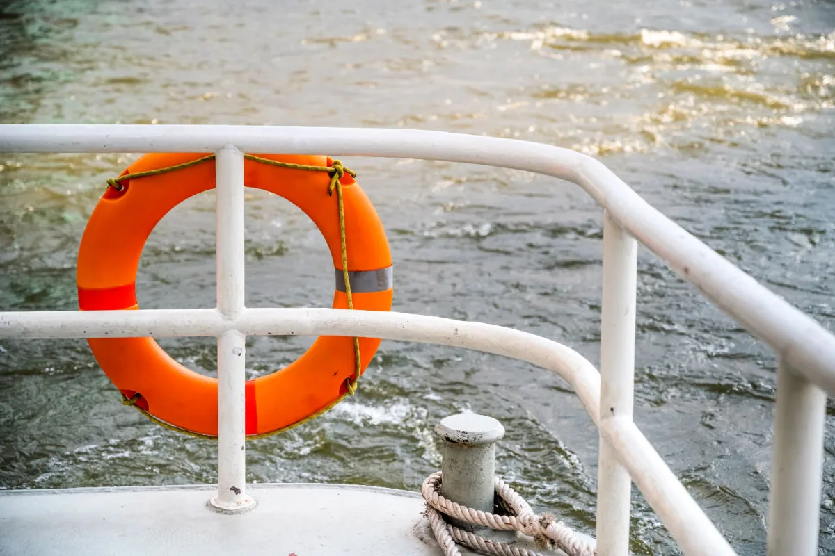 Life Bouy Ring On Boat Ship ferry in Bali Indonesia.jpg