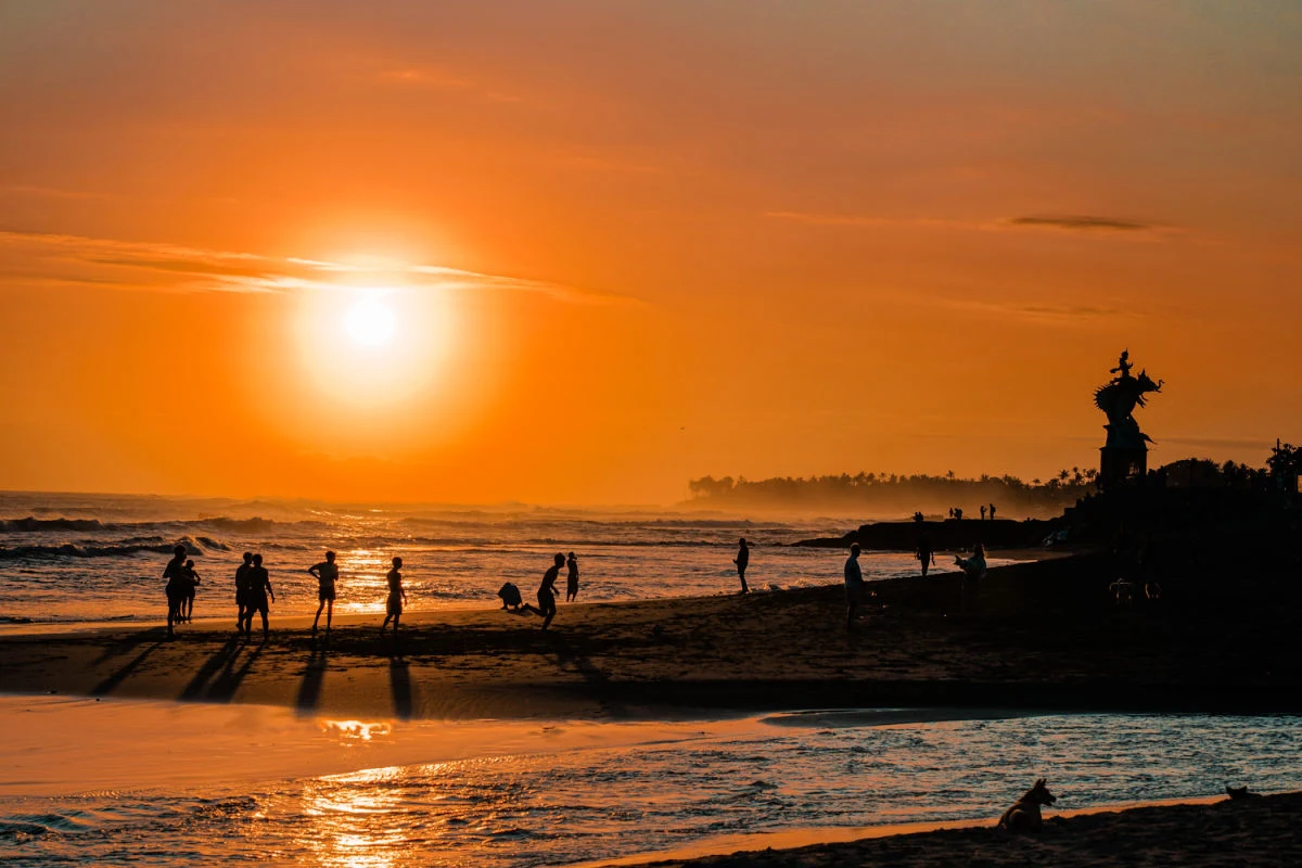 Pererenan Beach in Canggu Bali at Sunset.jpg