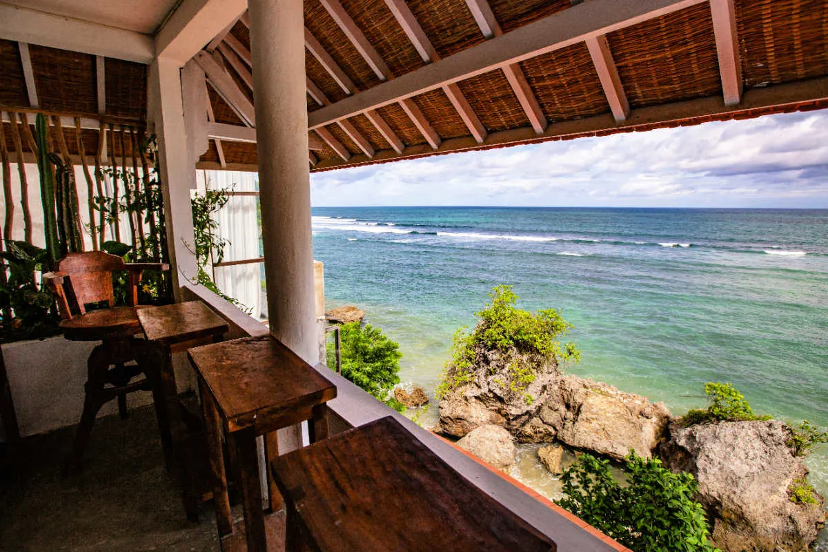 Uluwatu Bingin Beach View From Warung Bali