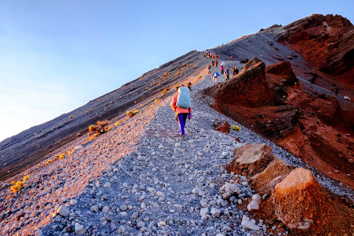 Trekkers on Indonesia Mountain Volcano.jpg