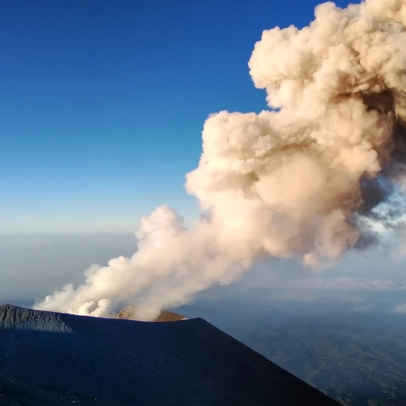 Mount Semeru Erupts Volcano Indonesia