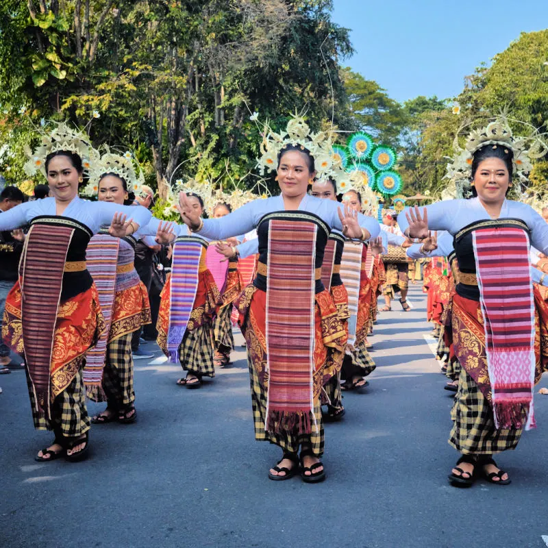 Parade at Bali Arts Festival