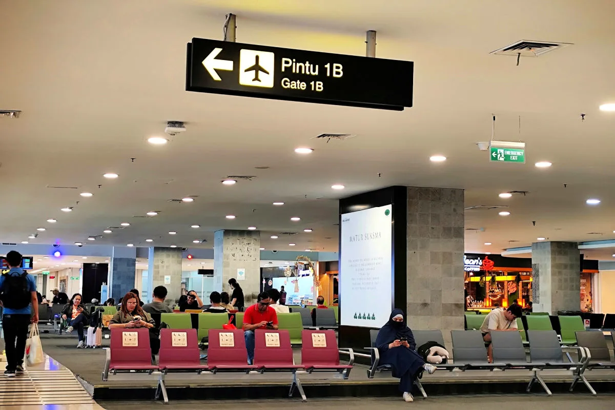 Gate 18 at Bali Airport Departures