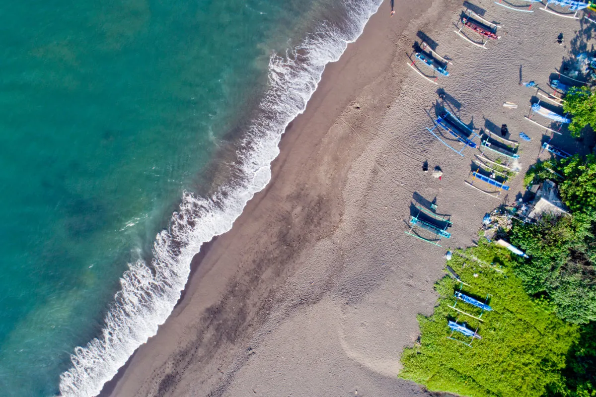 View of Seseh Beach Bali