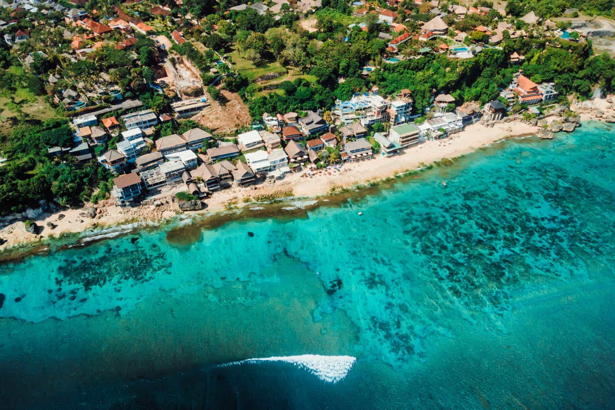 View of Bingin Beach Uluwatu