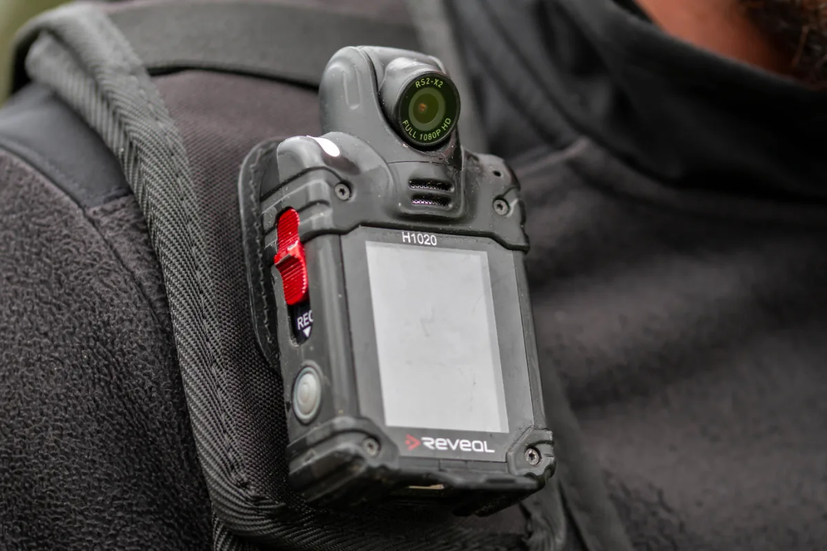 Bodycam on Police Officer