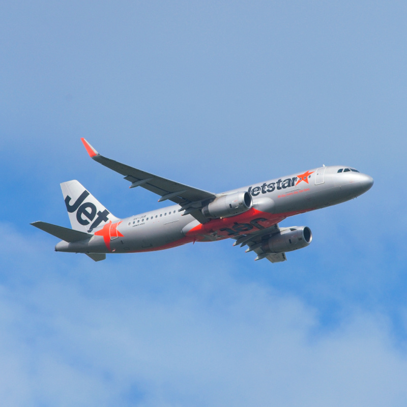 Jetstar Plane in the Sky