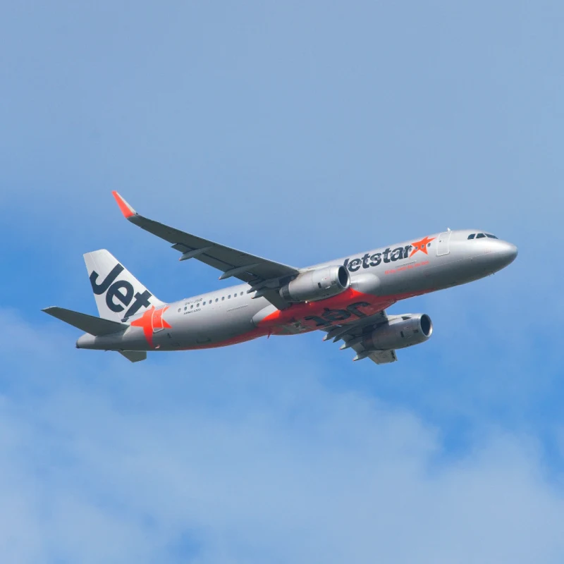 Jetstar Plane in the Sky