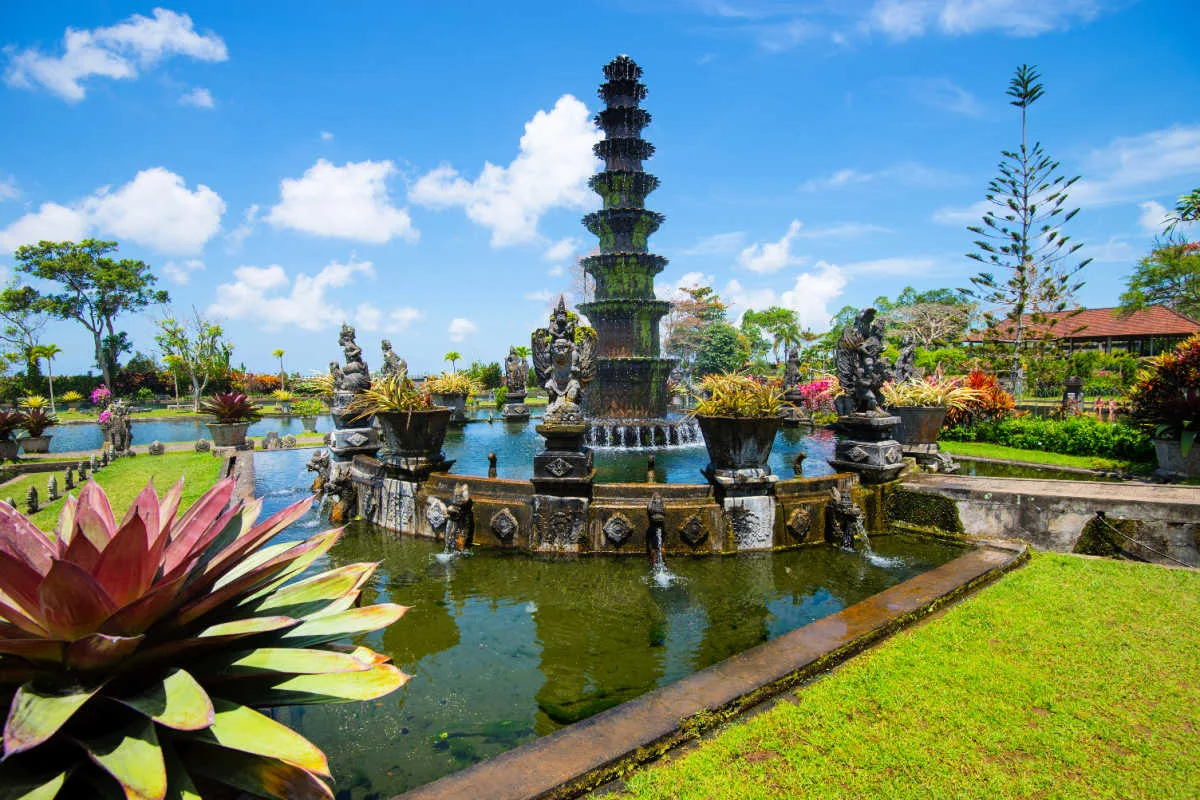 Tirta Gangga Gardens And Water Palace in Karangasem Regency Bali