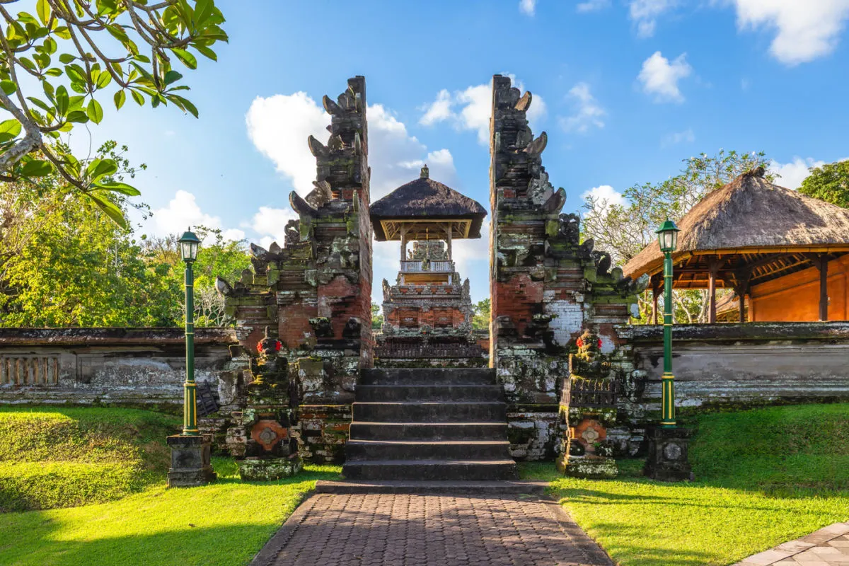 View of Gate at Pura Ayun Taman Temple in bali.jpg