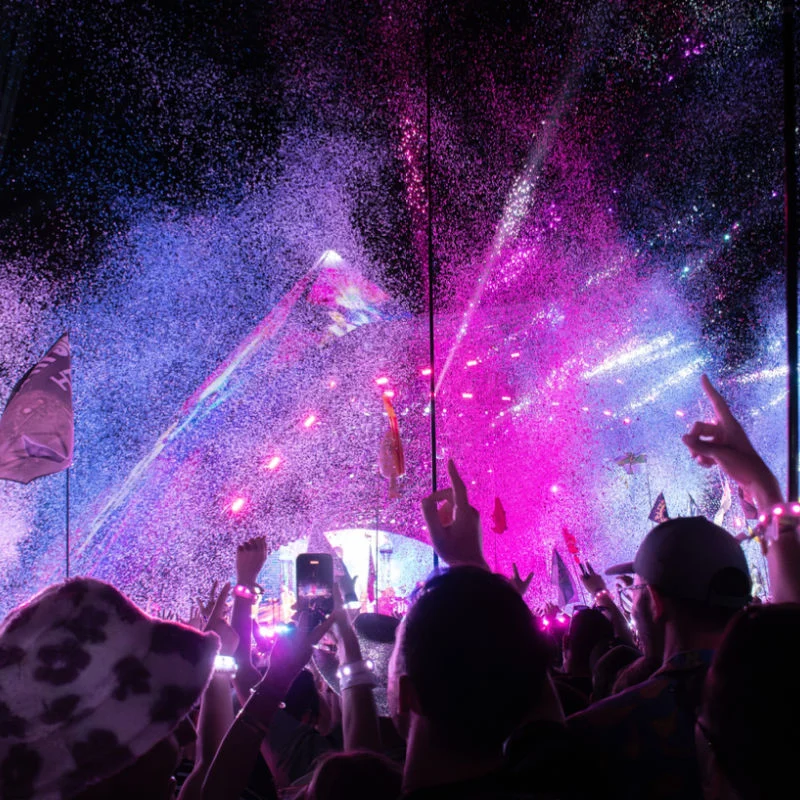 Music Festival Party at Night