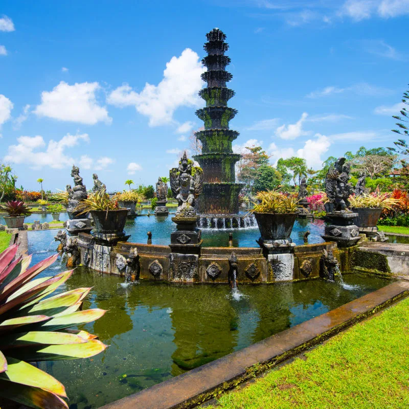 Tirta Gangga Gardens And Water Palace in Karangasem Regency Bali