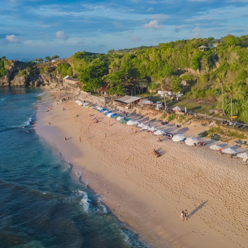 View of Balangan Beach in Uluwatu