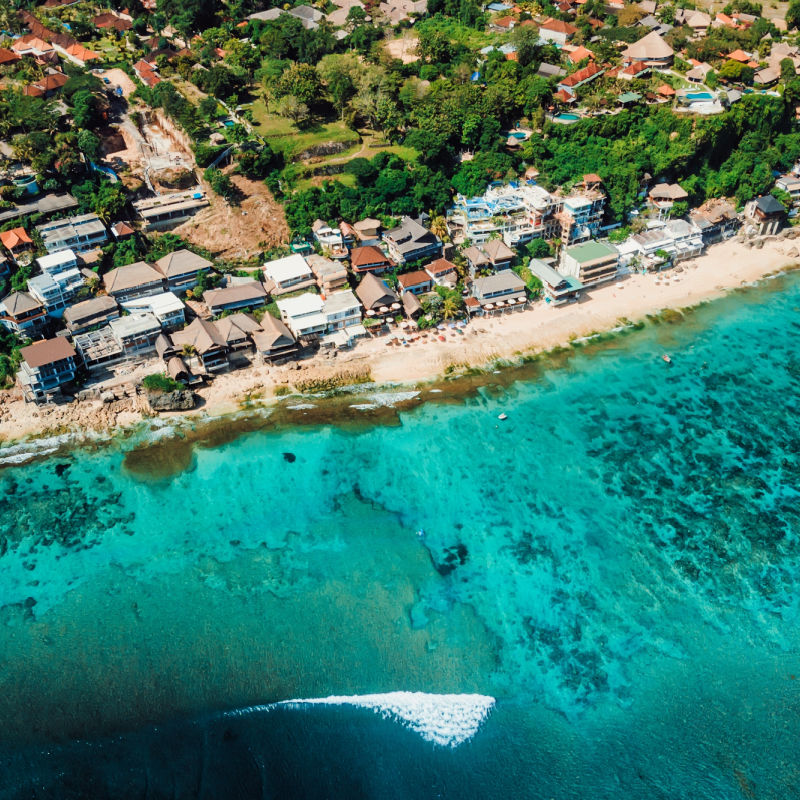View of Bingin Beach Uluwatu