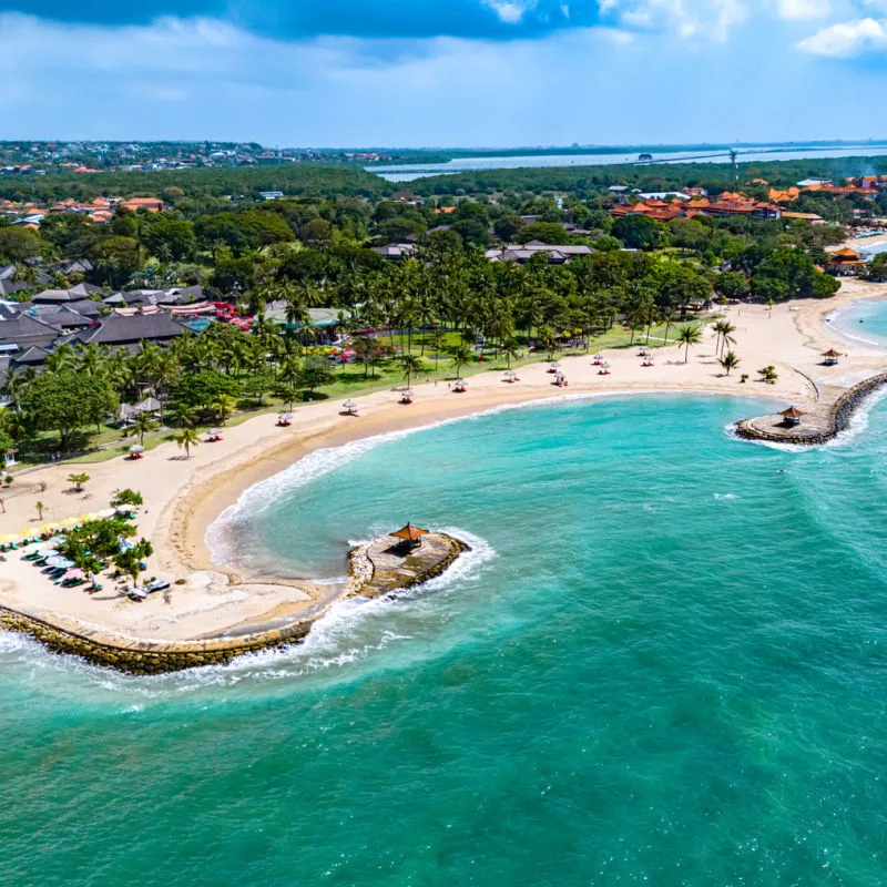 View of Nusa Dua Beach in Bali