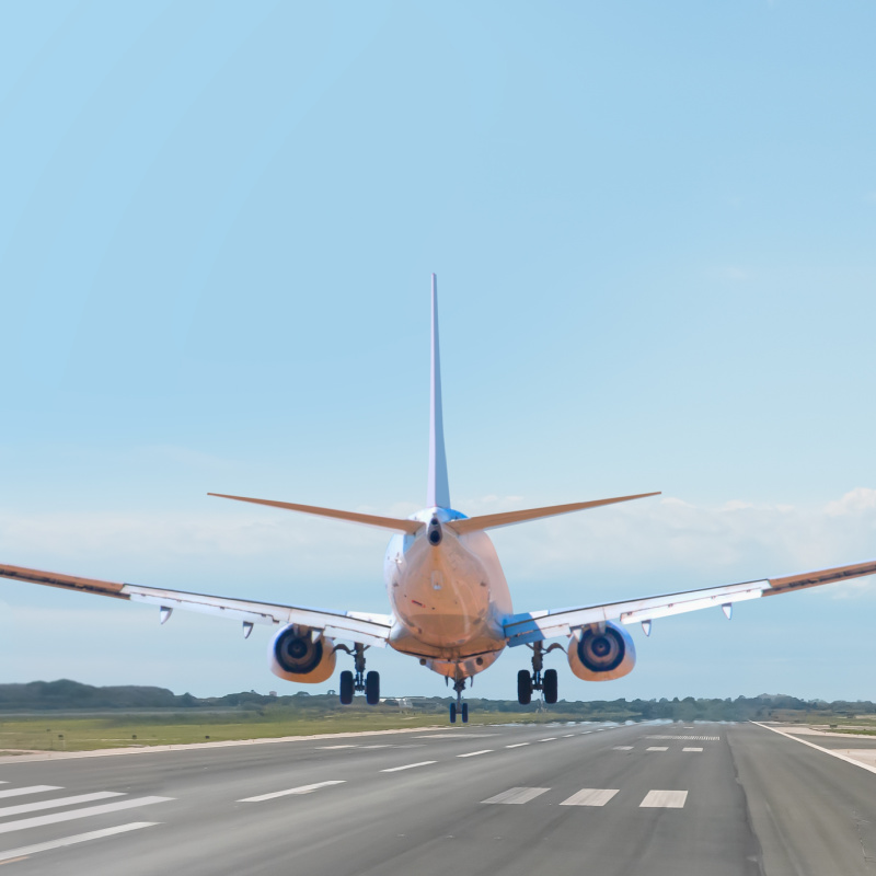 Airplane on Runway