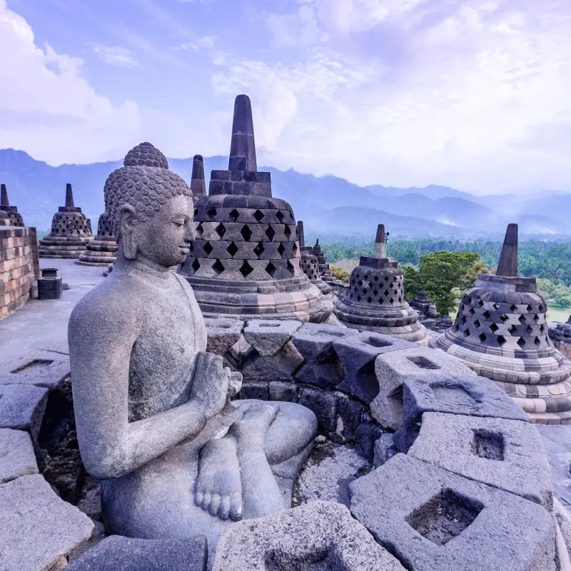Borobudur Temple in Central Java