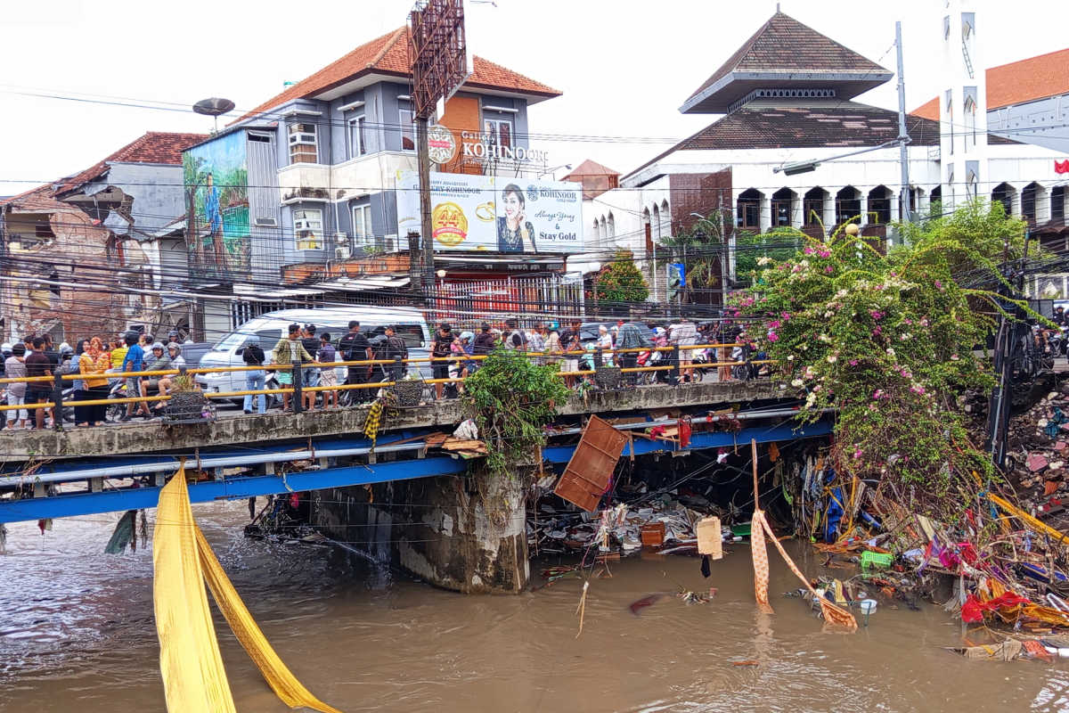 View of Bridge in Denpasar Impacted by 2025 September Flooding