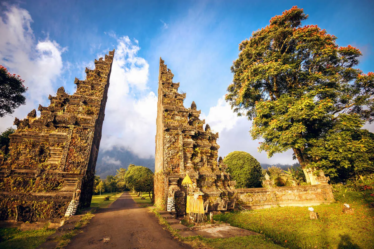 View of Handara Gate in Bali