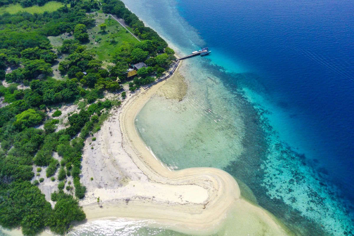 View of Menjangan Island Bali