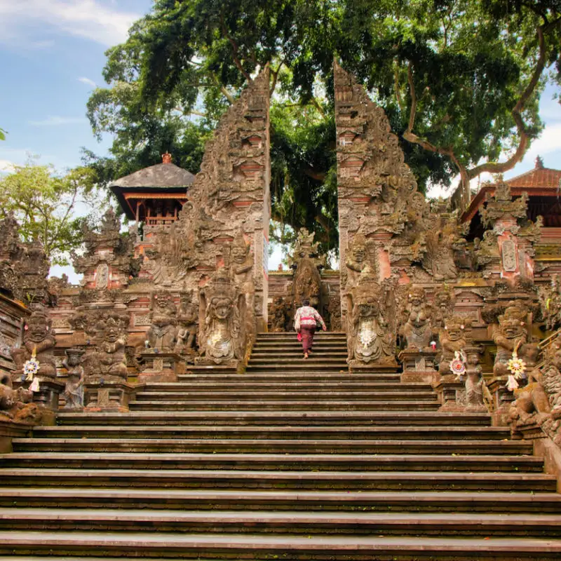 Pura Dalem Ubud Temple in Bali