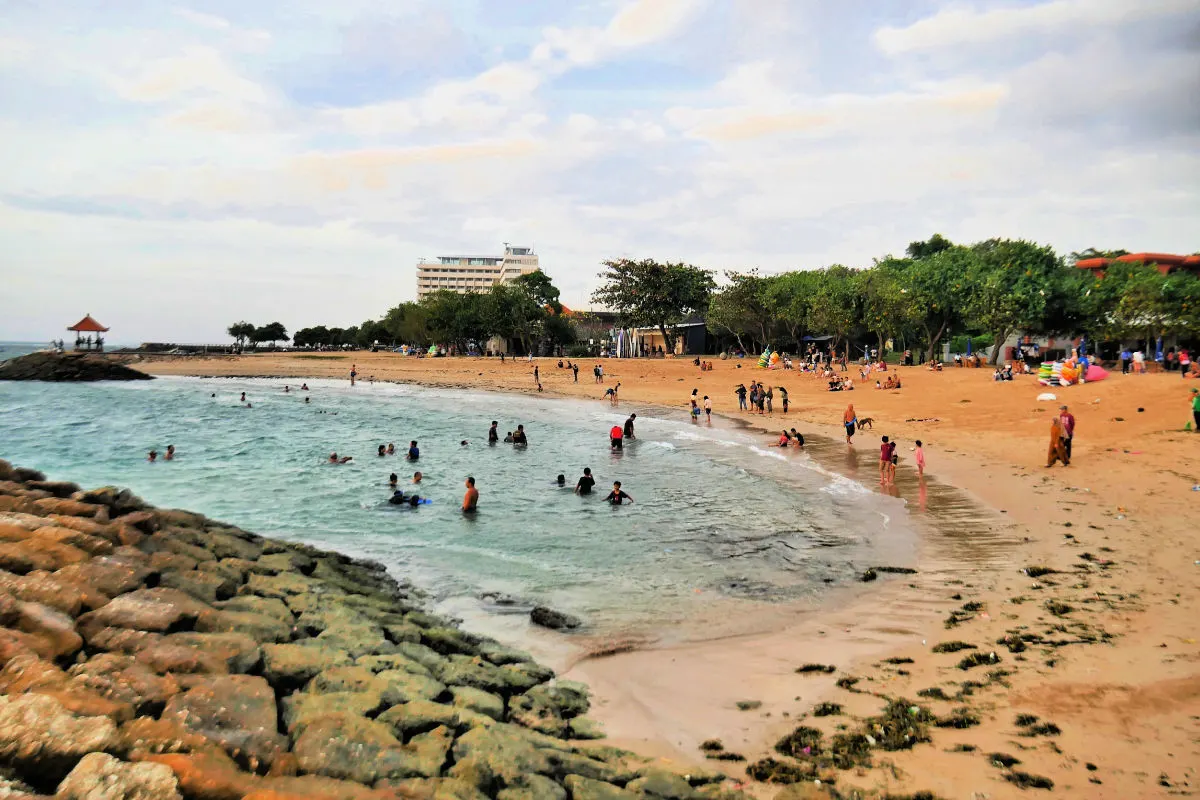 View of Tourists on Sanur Beach in Bali.jpg