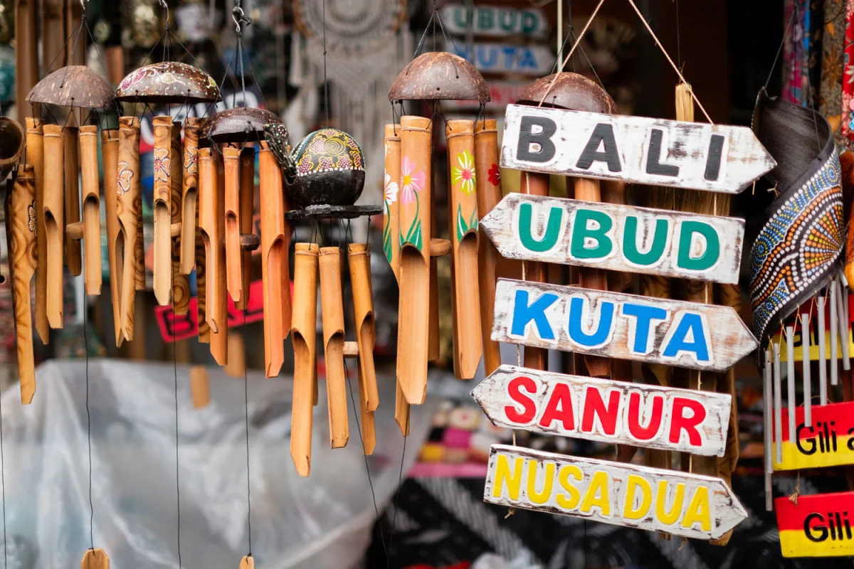 Wooden Sign At Tourist Gift Shop In Bali Ubud Kuta Sanur Nusa Dua.jpg