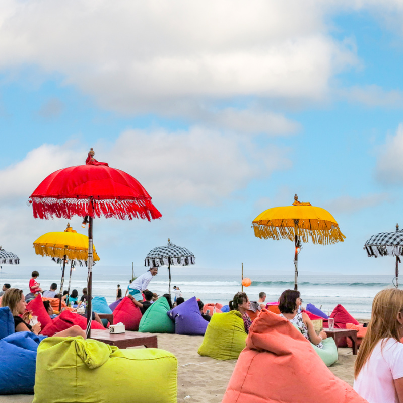 Umbrellas on Seminyak Beach