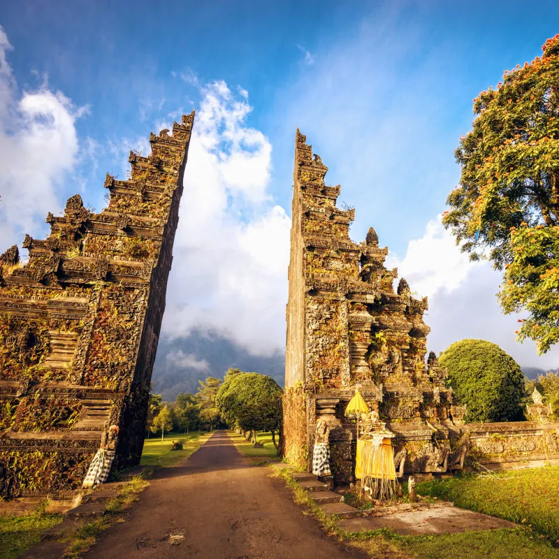 View of Handara Gate in Bali
