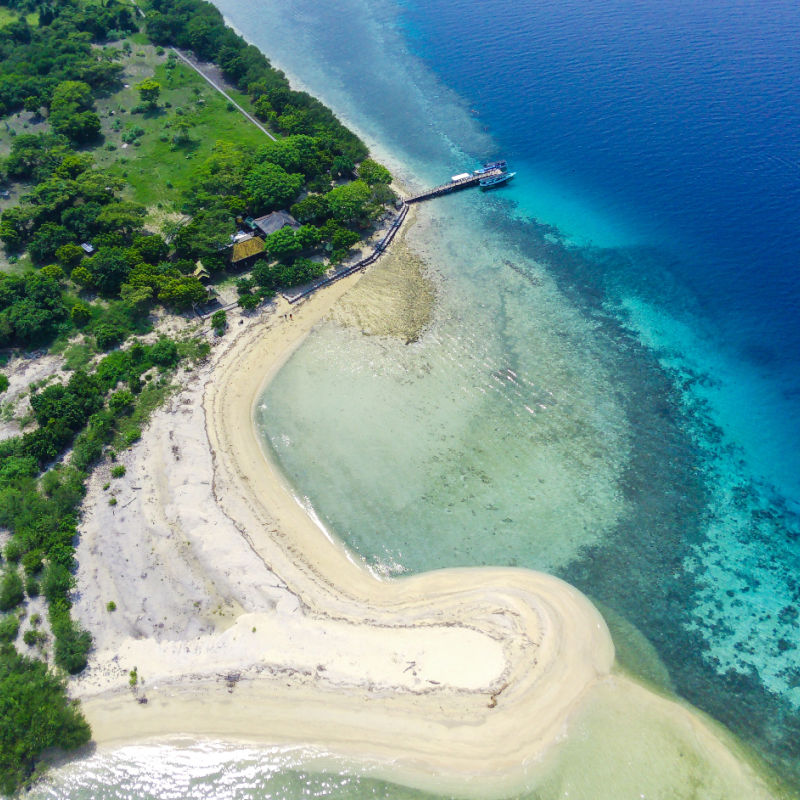 View of Menjangan Island