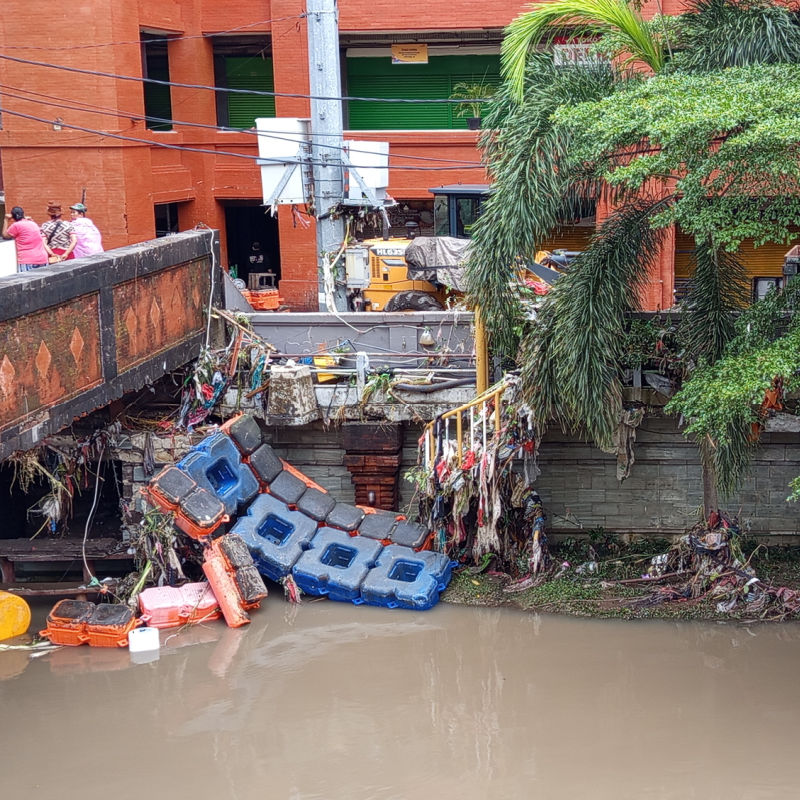 Flooding in Denpasar Bali