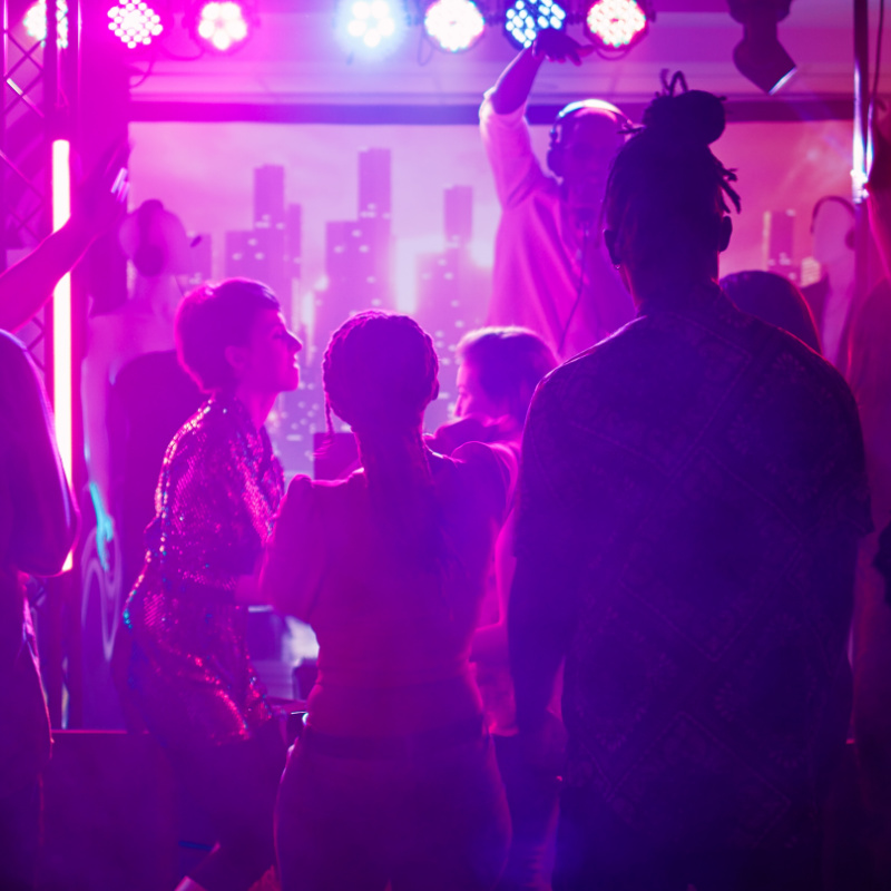 Inside of Bar Nightclub in Bali