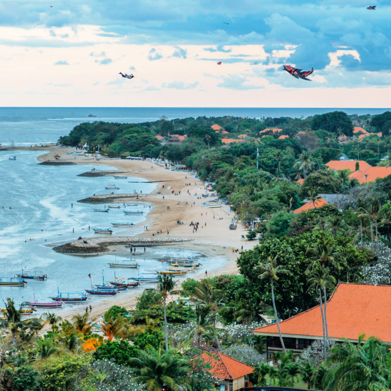 View of Sanur Beach Resort in Bali