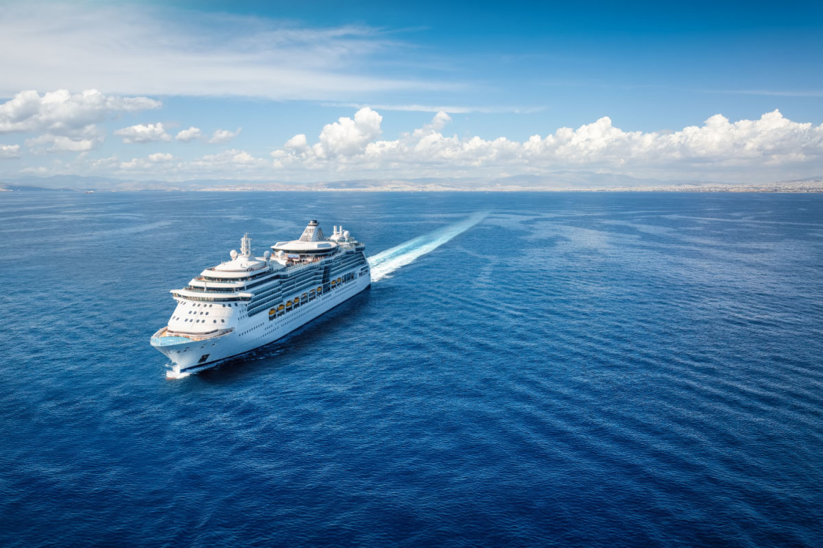 Cruise Liner On Open Ocean.jpg