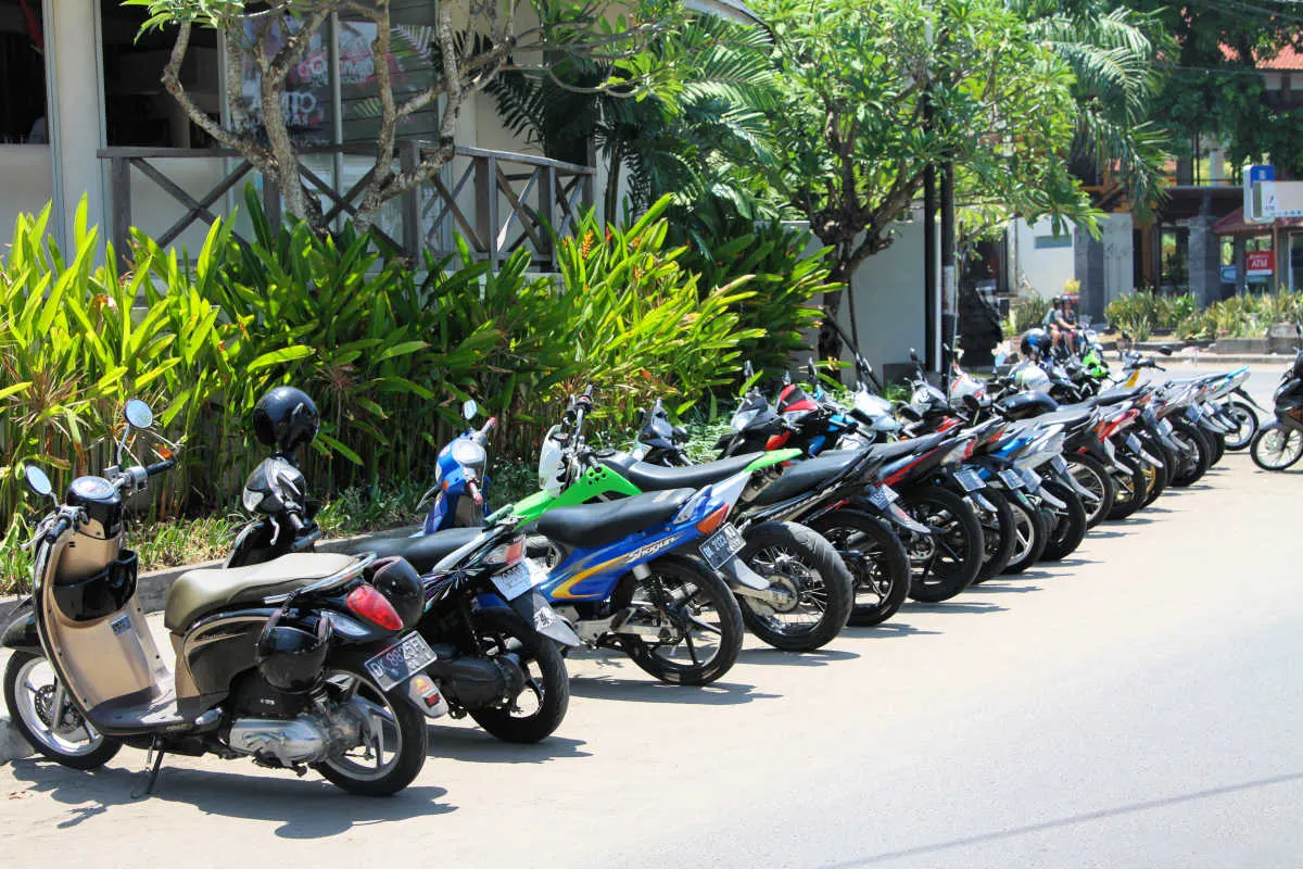 View of Parked Mopeds in Bali.jpg