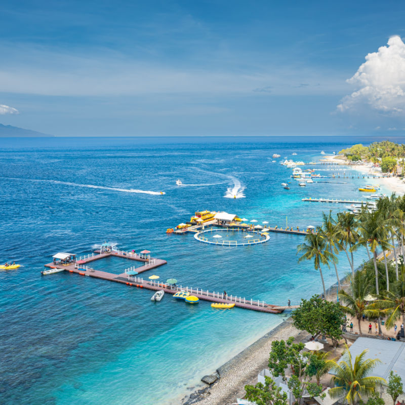 View Of Nusa Penida Port in Bali