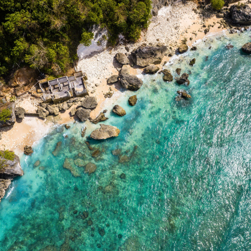 View of Bingin Beach Bali Uluwatu