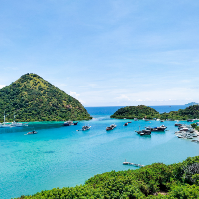 View of Coastal in Labuan Bajo Indonesia