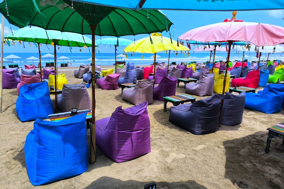 View of Bean Bags On Bali Seminyak Beach.jpg
