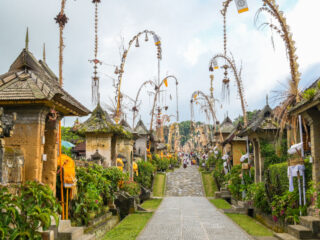 Penglipuran Village Invites Tourist To Celebrate Christmas In Traditional Balinese Village