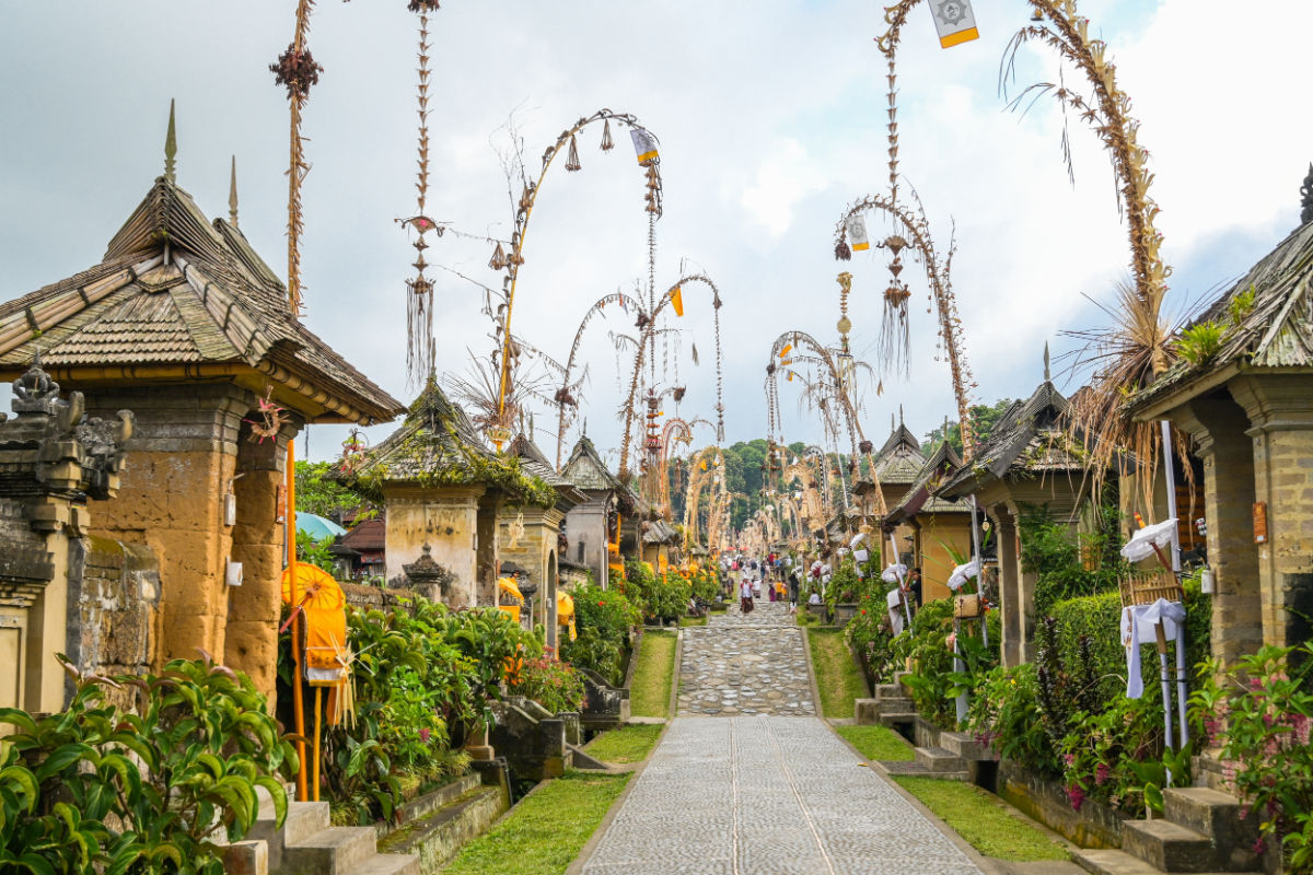 Penglipuran Village Invites Tourists To Celebrate Christmas In Traditional Balinese Village Penglipuran Village Invites Tourists To Celebrate Christmas In Traditional Balinese Village