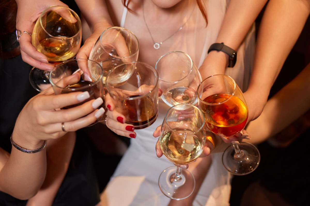 Friends in Bali Bar Cheers Drinks Cocktails