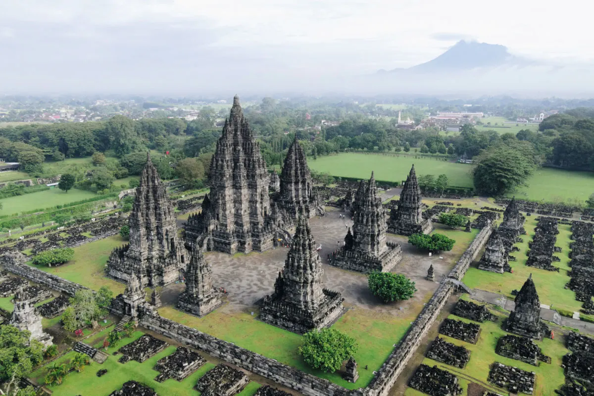 Taman Wisata Candi Prambanan Temple Complex in Java Indonesia.jpg