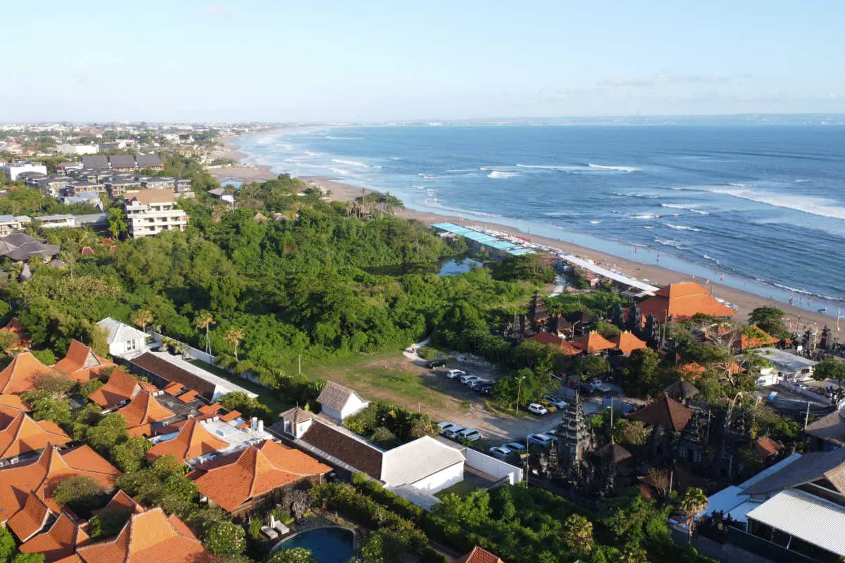 View of Canggu in Bali