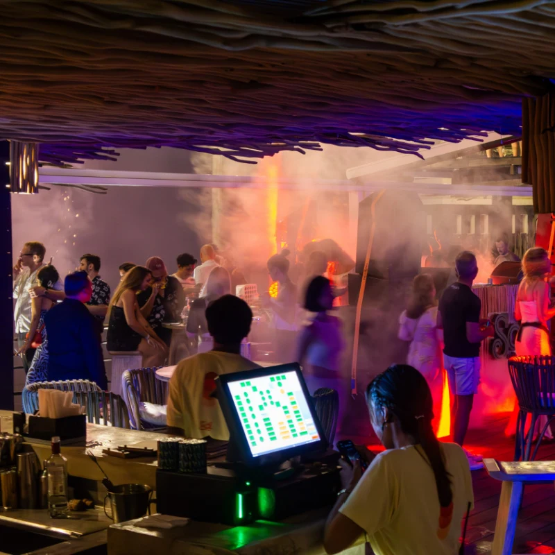 View of Nightlife Bar in Bali